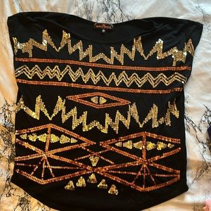 Women’s sequined top
